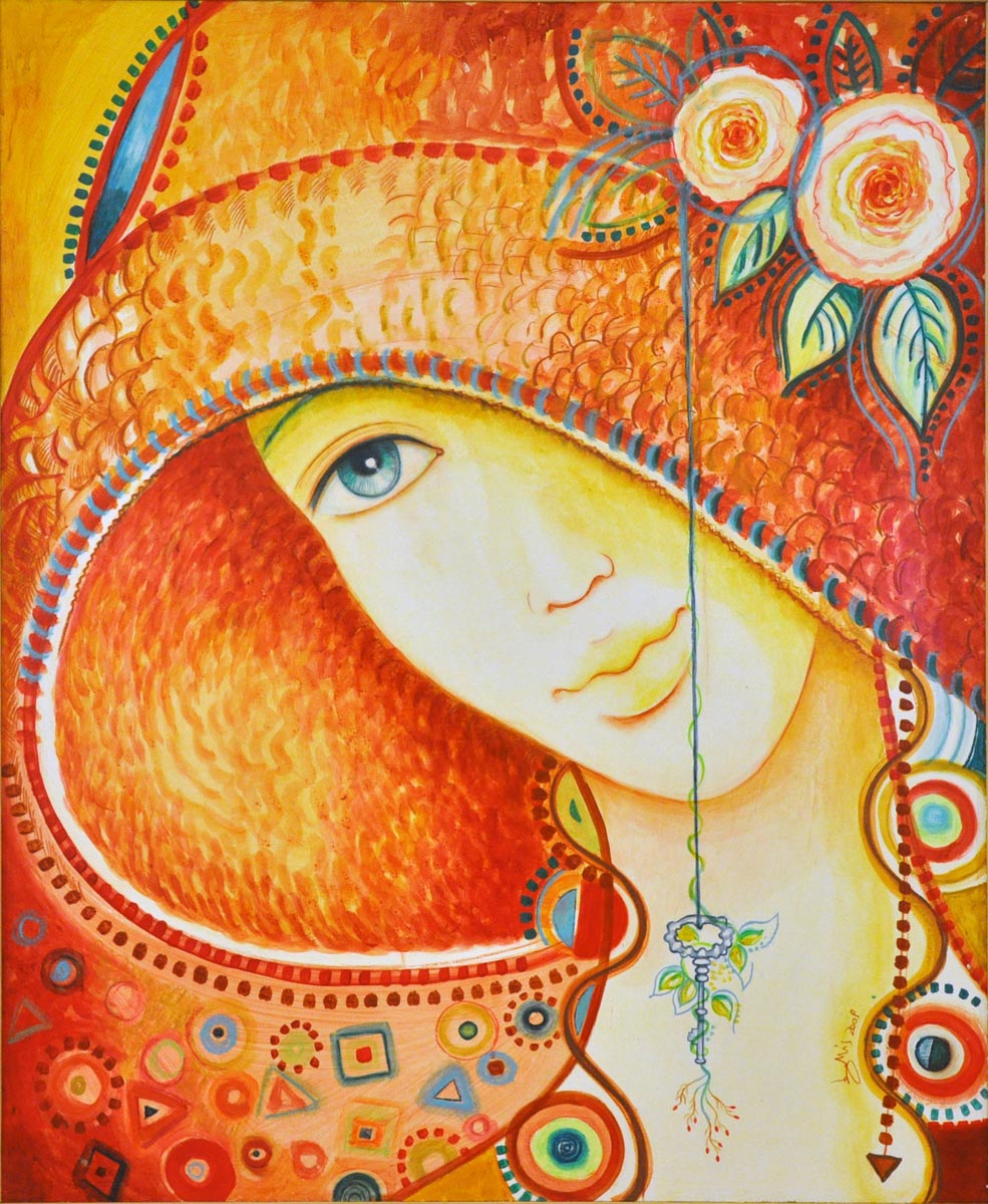Donna Con Cappello
